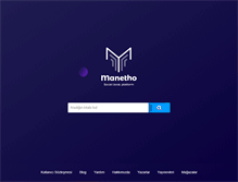 Tablet Screenshot of manetho.com